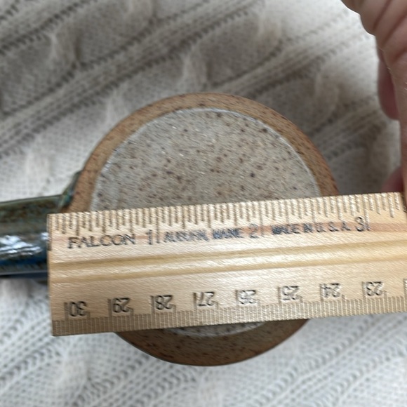 Artisan glazed coffee cup. Pottery. Stoneware. Yadduh, yaddah, yaddah on front - Picture 9 of 9